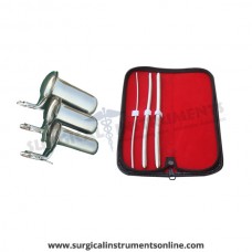Hegar uterine dilator 3 pieces set,3-4, 7-8, 9-10, collin 3pcs